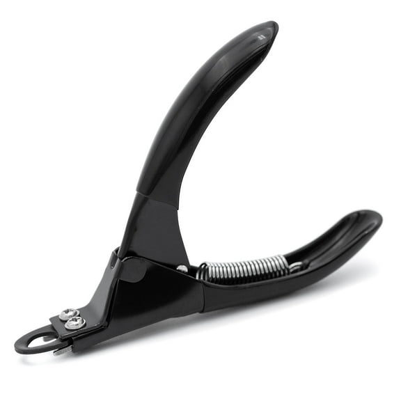 Jeffers Pet Nail Trimmer Large Hole Black – Guillotine Clippers for Dog, Cat, Puppy & Small Animal Grooming – Stainless Steel Blade, Non Slip Grip, Pet Grooming Tool for Home & Travel