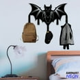 thumbnail image 2 of Handmadetneonsign Bat Coat Rack Wall Hanger, Bat Metal Wall Hooks, Bat Keys Holder Home Decor 74710, 2 of 5
