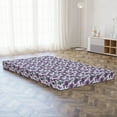 thumbnail image 5 of Flower Foldable Mattress, Funky Floral Pattern Violet, 78.7" x 47.2", Pastel Purple and Multicolor, by Ambesonne, 5 of 6