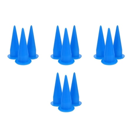 UPGRATOR Masteelf 12 Pcs Caulking Nozzle Applicator Plastic Caulk Nozzles for Reusable Tips for Sealing Cracks and Filling Joints