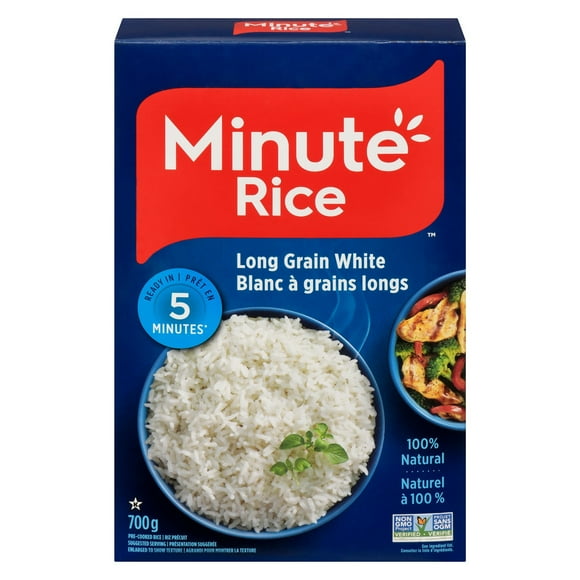 Minute Rice riz blanc à grains, 700 g 700 g