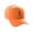 Orange, variant on Daxton Structured Baseball Hat Cap Curved Visor Old English Font Light Grey Hat Black C