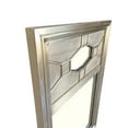 thumbnail image 3 of Chatham Hollywood Regency Brass Mirror, Brass Embossed Mirror, Antique Brass Mirror, 3 of 4