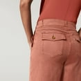 thumbnail image 5 of KDFJPTH Cargo Pants for Women Dressy Casual Stretch Twill Cropped Wide Leg High Waist Wide Leg Trousers, 5 of 8