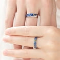 thumbnail image 6 of ZUARFY S925 Silver Plated Van Gogh Starry Sky Open Lover Rings Band Romantic Jewelry, 6 of 16