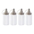 thumbnail image 1 of S SERENABLE 4Pcs Small Bottles Portable Food Storage Container Seasoning Bottles Bottle Gray, 1 of 9