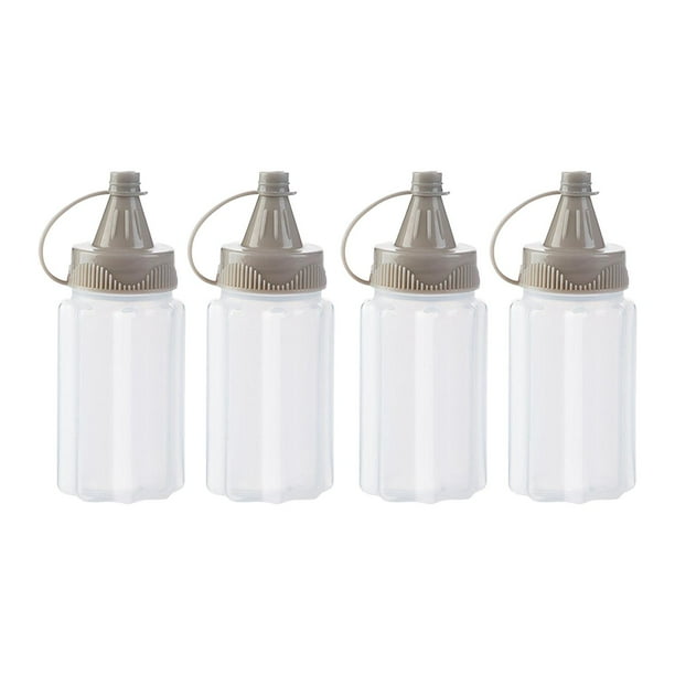 4 botellas pequeñas exprimibles Zulema Gris