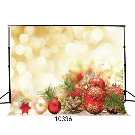 Image of 7x5ft Beautiful Christmas ball Photo Backdrops Studio Background Studio Props