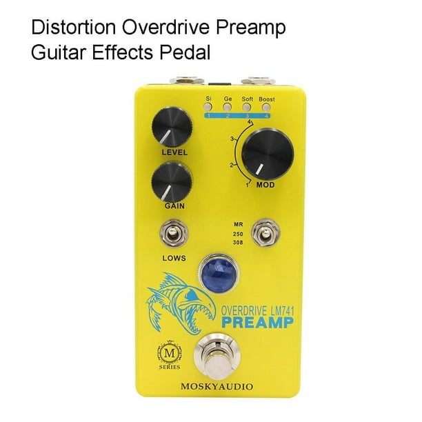 Mosky Distortion Overdrive Preamp 4 ModesThe Electric Guitar Effects