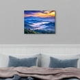 thumbnail image 2 of Sunrise Great Smoky Mountain Wall Art Nature Forest Scenery Posters Bedroom Decor USA National Park Landscape Picture Canvas Print Modern Artwork for Living Room Bathroom Office Home Decoration 12x16", 2 of 6