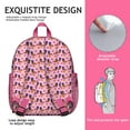 thumbnail image 5 of Fluffy Fox Cartoon Backpack with Sky & Tree Pattern - Waterproof & Padded for School Use, 5 of 5