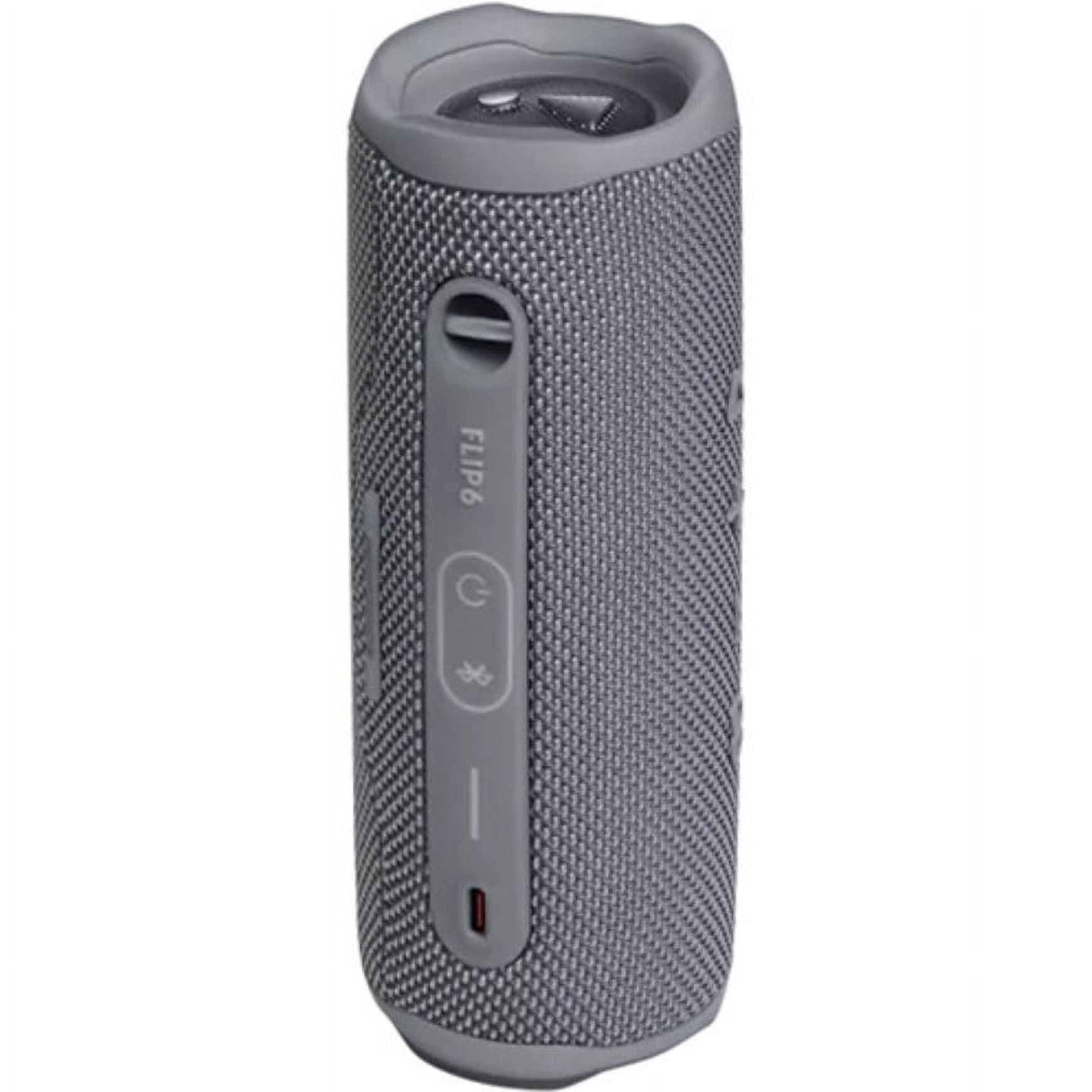 Restored JBL JBLFLIP6GREYAM-Z FLIP 6 Portable Speaker Waterproof Gray (Refurbished)