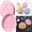 Pink, variant on Easter Egg Molds Silicone Bunny Egg Muffin Cupcake Pan Non-stick Half Egg Shaped Moulds for Easter Breakable Chocolate, Easter Baking