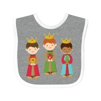 Inktastic Christmas Three Wisemen Boys or Girls Baby Bib