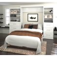 thumbnail image 2 of Bestar Lit Escamotable Mural Pur Grand Lit et 2 Unités de Rangement avec Tiroirs (126”) - Offert en 2 Couleurs, 2 of 11