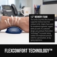 thumbnail image 5 of Gorilla Grip Gel Memory Foam Wrist Rest for Computer Keyboard, Mouse, Ergonomic Design, Desk Pads, 2 Piece Set, Navy, 5 of 10