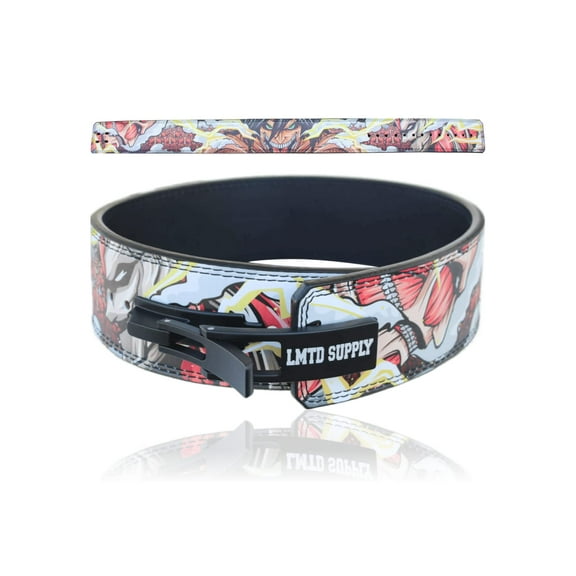 Crown Limited Supply Lever Belt, Ttan Design B, 10mm Powerlifting Belt, Weightlifting Gym Belt, 1 Pack, M