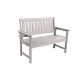 thumbnail image 6 of Tcbosik Outdoor Bench, Heavy Duty 2-Person Garden Bench with Cup Holder for Porch, Backyard, Park, Light Gray, 6 of 11