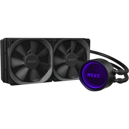 NZXT - Kraken X53 240mm RGB All-in-one Liquid CPU Cooler - Black