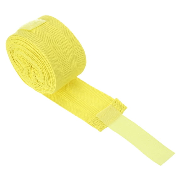 Uxcell Boxing Hand Wraps, 197 Inch Elastic Boxing Wraps Cotton Fist Mitts Wrist Straps Protection, Yellow