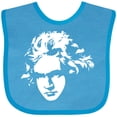 thumbnail image 3 of Inktastic Beethoven Classical Music Composer Boys or Girls Baby Bib, 3 of 4