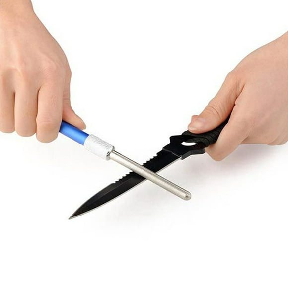 Visland Multifunctional Knife Sharpener Pen Shape Pocket Size Diamond Chisel Sharpener