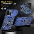 thumbnail image 2 of Designed for iPhone 15 Pro Case Blue,15Pro Case with Camera Cover and Kickstand [ Shockproof Anti-Scratches and Anti-Drop Protection] Case for iPhone 15 Pro,6.1inch,(2023), 2 of 12