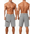 thumbnail image 4 of NEIKU Men's Hiking Cargo Shorts 9" Lightweight Outdoor Work Shorts Travel Golf Camping Casual with 6 Pockets, 4 of 9