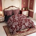 thumbnail image 2 of Erosebridal Star Bandana 7-Piece King Bedding,Sport Life King Bed in a Bag,Black Reversible, 2 of 7