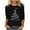 Type 6-Black, variant on Otvok Womens Christmas T-Shirts Casual Round Neck Printed Blouse 3/4 Sleeve Tops for Summer