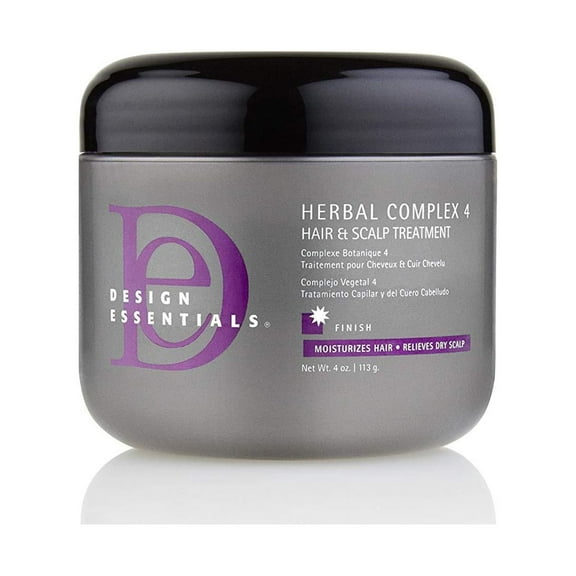 Design Essentials Herbal Complex 4 Hair & Scalp Treatment, 4 Oz.