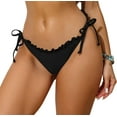 thumbnail image 3 of Alove Bikini Bottoms Women Lace Design Side Tie String Swimsuit Bottom Sexy Swim Bottom, 3 of 8