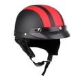 thumbnail image 1 of Casco de motocicleta Cola PU medio con visera desmontable y bufanda, 1 of 8