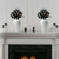 thumbnail image 6 of Fake Plants Outdoor, Halloween Maple Pumpkin Branch, Autumn Artificial Black Plant Stem with Black Maple Leaves, Faux Maple Leaves Spray for Thanksgiving Home Decor 20 Inch, 6 of 6