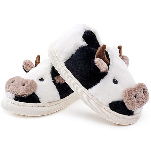 Zapatillas térmicas planas unisex, cómodas, divertidas y esponjosas, zapatillas de interior para el hogar