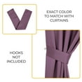 thumbnail image 5 of Superior Blackout Solid Light Filtering Grommet Curtain Panel Set, 46" x 108", Wisteria, 5 of 14