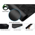 thumbnail image 3 of XXL Large Gaming Mouse Pad (Black Topographic,style 1), 3 of 4