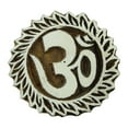 thumbnail image 1 of Design Wooden Block Textile Printing On Fabric Round Shape Religious Stamp, 1 of 3