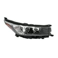thumbnail image 4 of Miumaeov Halogen Headlight for 2017 2018 2019Toyota Highlander Passenger Side Headlights Headlamps Assembly with LED DRL Replacement Black Housing Clear Lens, 4 of 12