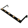 thumbnail image 1 of UPOUART Gancho Para Puerta En Negro De Madera Y Metal Para Colgar Prendas Y Accesorios, 1 of 8