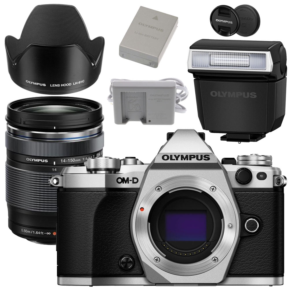 Olympus E M5 Mark Ii Weatherproof Kit With Ed 14 150mm F4 0 5 6 Ii Lens Silver Walmart Com Walmart Com Olympus E M5 Mark Ii Weatherproof Kit With Ed 14 150mm F4 0 5 6 Ii Lens Silver Walmart Com Walmart Com