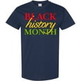 thumbnail image 3 of Inktastic Black History Month Red, Green, Yellow T-Shirt, 3 of 5