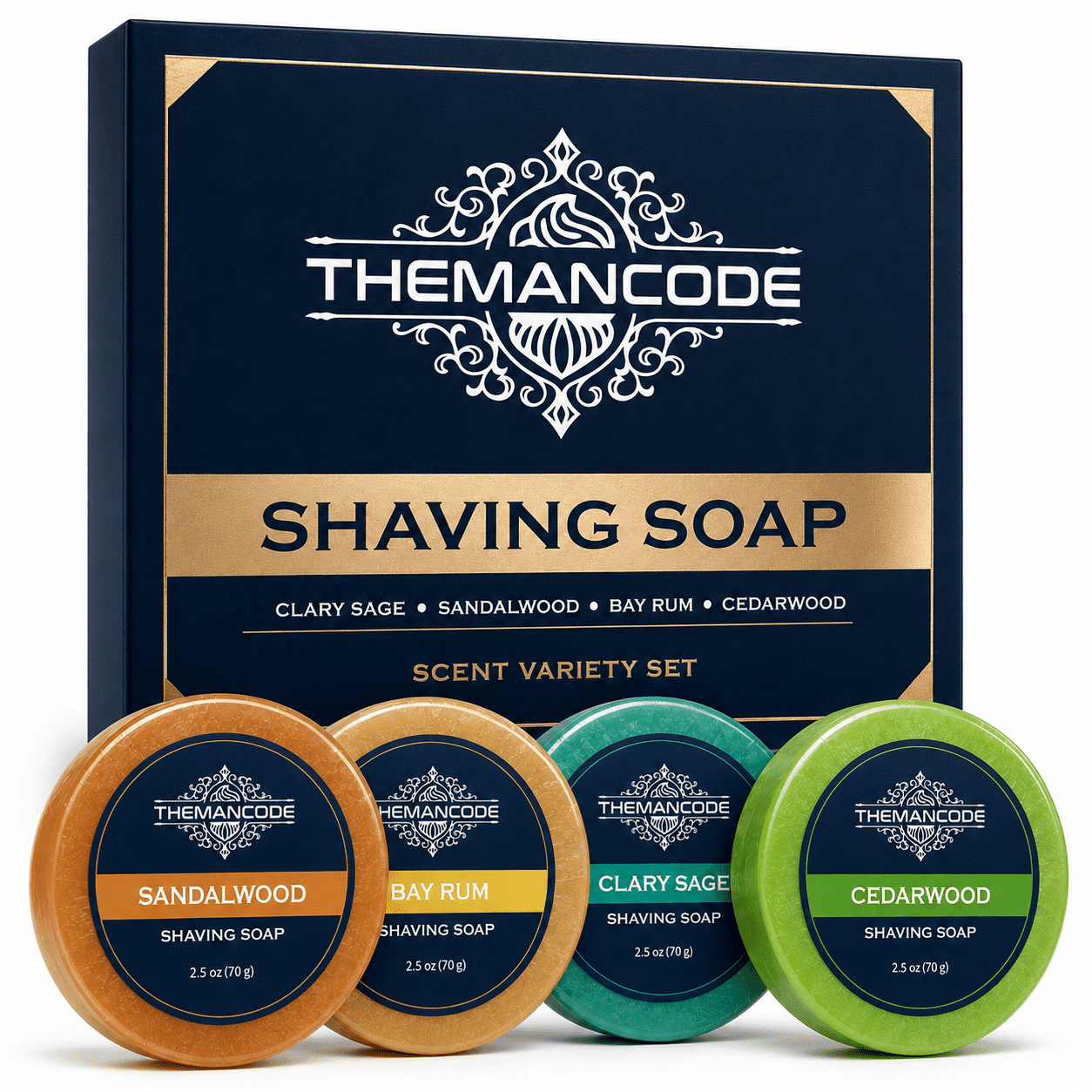 LEPONIX Shaving Kit for Men with Safety Razor, Sandalwood Cream