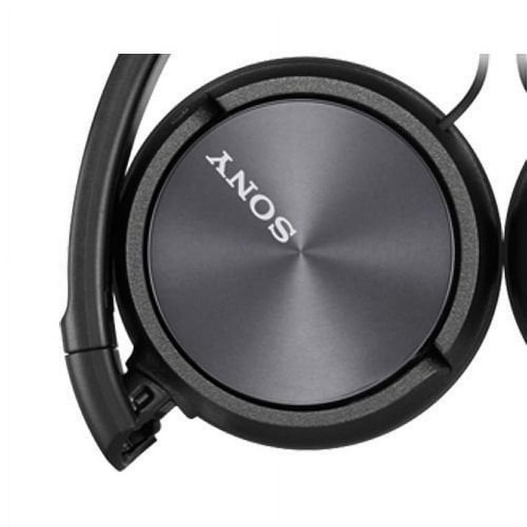 Sony MDR-ZX310-BLACK Wired Headphones Headband Earcups and with Lightweight Adjustable Swivel