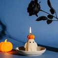 thumbnail image 4 of WYBXZ Scented Halloween Candle Ghost Pumpkin Shape Aromatherapy Candle Style B Fall Festive Decor for Home, 4 of 9