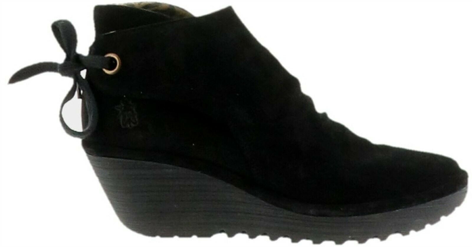 fly london suede ruched ankle boots