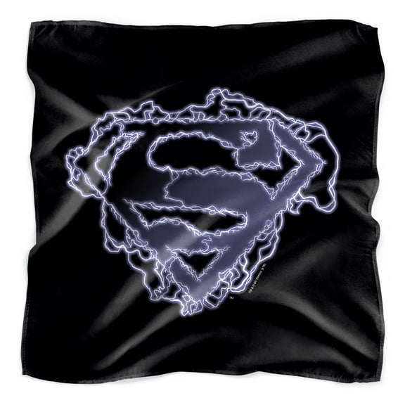 Superman Electric Supes Shield Bandana (21 in x 21 in)