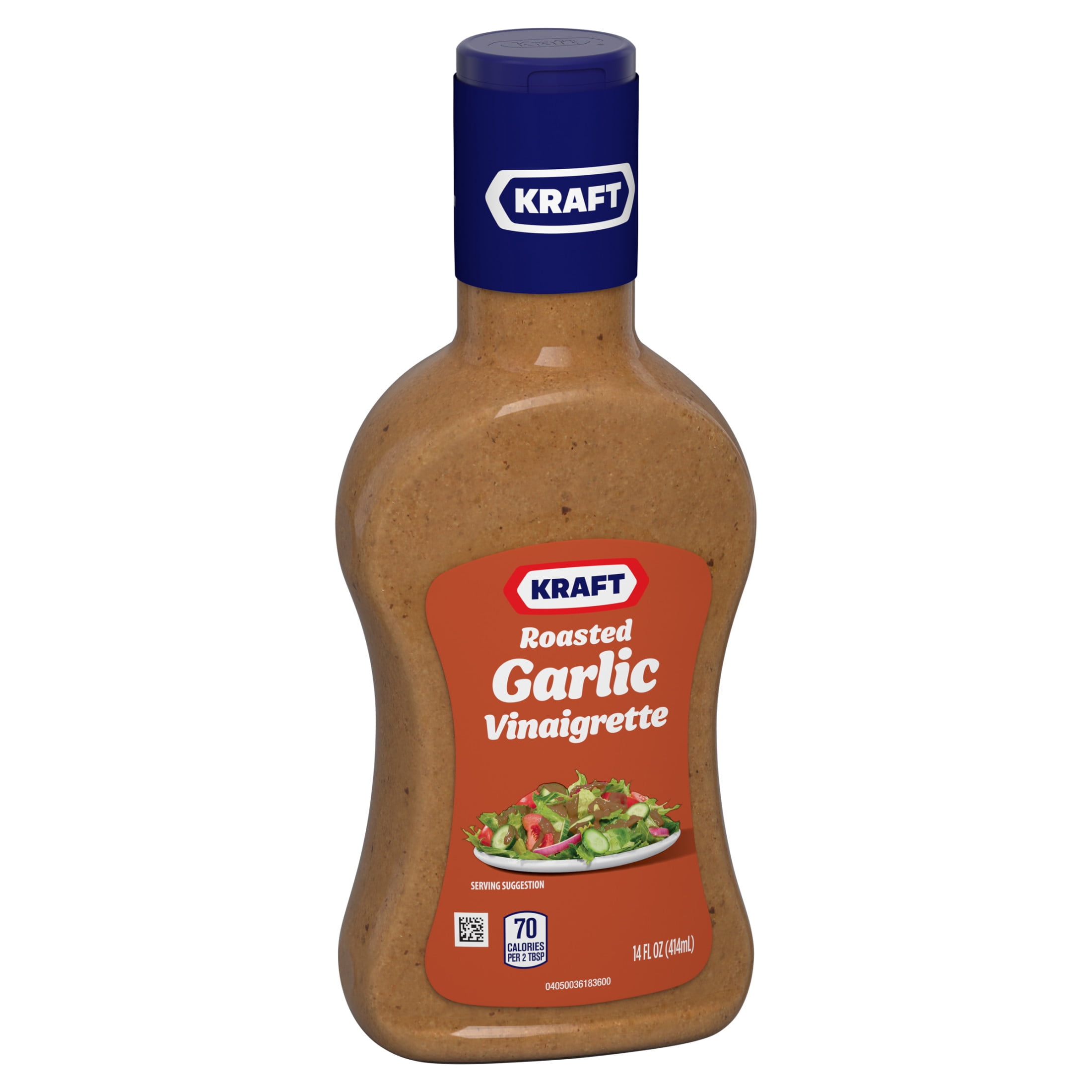Kraft Roasted Garlic Vinaigrette, 14 fl oz Bottle