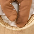 thumbnail image 6 of CAUYDY Boy Jumpsuit for Infant Preemie Long Sleeve One-Pieces for Girl Newborn Sleepwear 0 3 6 9 12 18 24 Months Fall Winter Baby Pjs Sizes 0-3 Months,Brown, 6 of 9