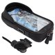 thumbnail image 1 of Bolsa de teléfono móvil de bicicleta impermeable bolsa de almacenamiento de bicicletas de montaña multifuncionales bolsa de almacenamiento de bicicletas de carretera negra, 1 of 10